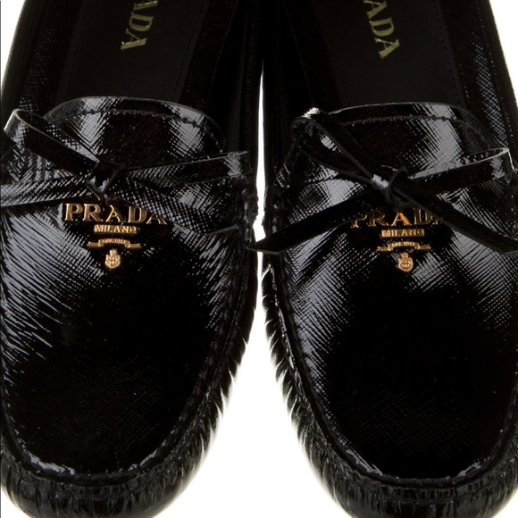 💜HP💜 Prada SOLD Fancy Patent Leather Loafers! - Picture 2 of 16